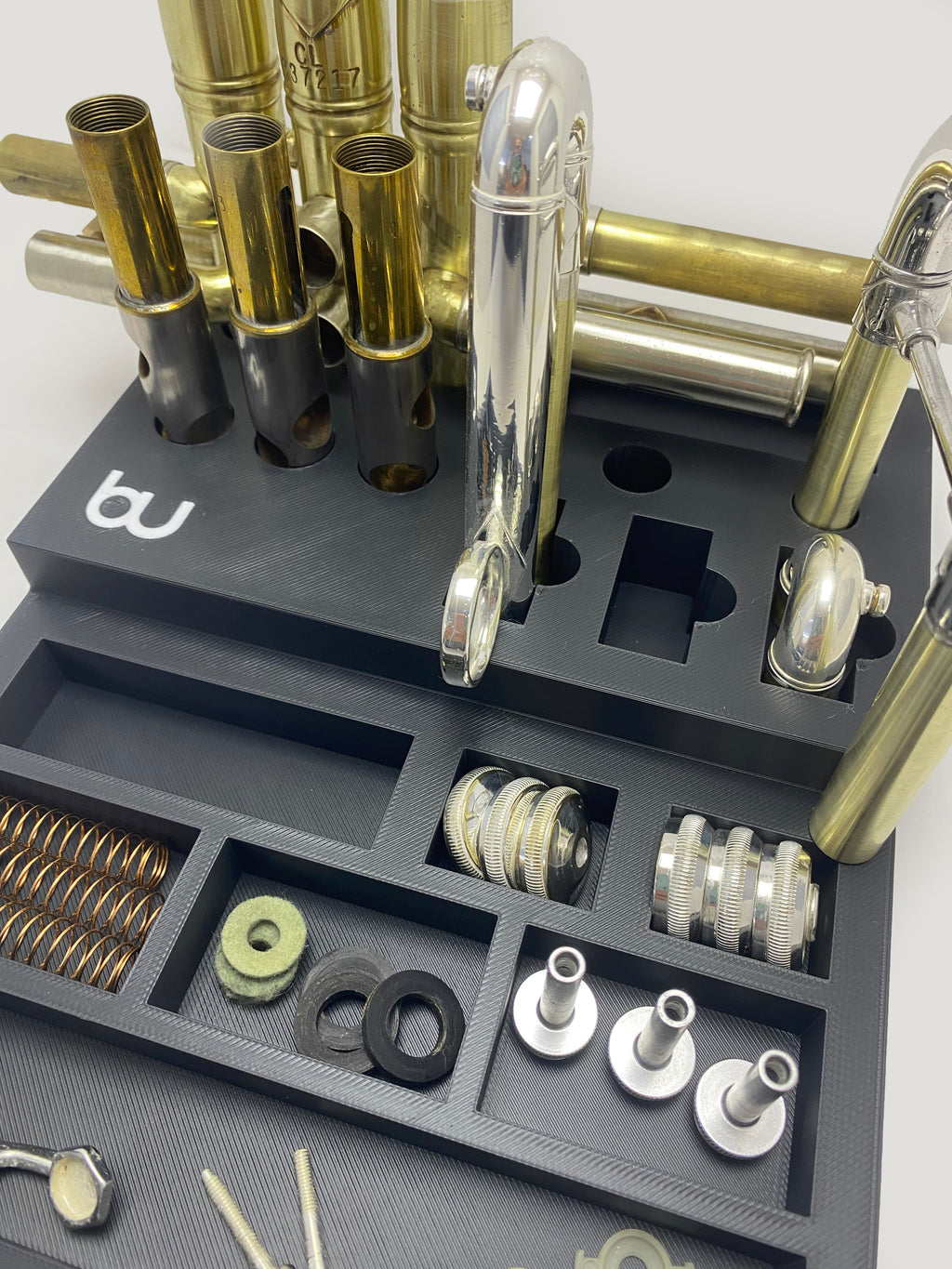 Trumpet Lab – Organizador de piezas para luthieres y talleres de reparación
