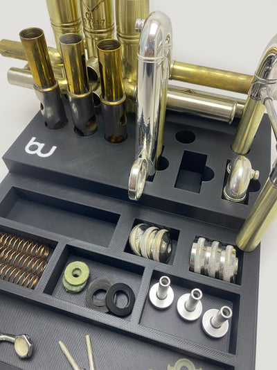 Trumpet Lab – Organizador de piezas para luthieres y talleres de reparación